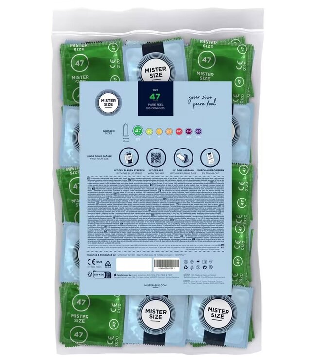 MISTER SIZE 47mm Condoms 100pcs