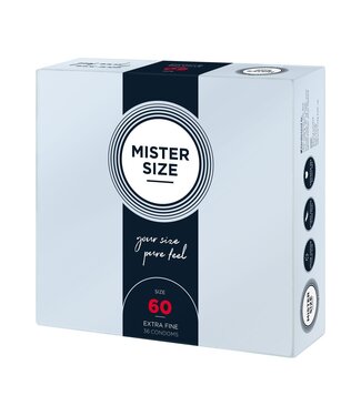 MISTER SIZE 60mm Condoms 36pcs