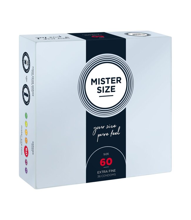 MISTER SIZE 60mm Condoms 36pcs