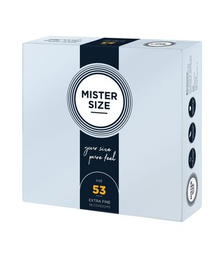 MISTER SIZE 53mm Condoms 36pcs