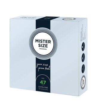 MISTER SIZE 47mm Condoms 36pcs