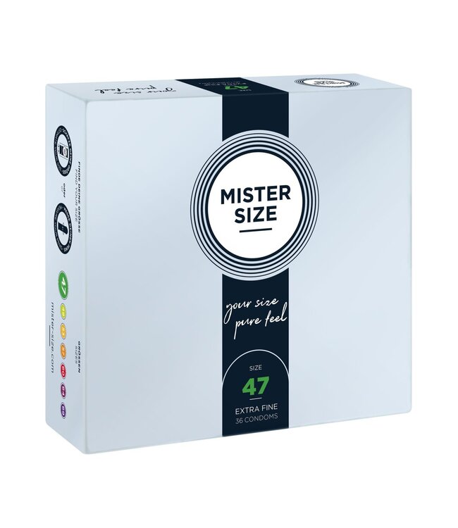MISTER SIZE 47mm Condoms 36pcs