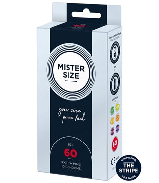 MISTER SIZE 60mm Condoms 10pcs