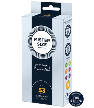 MISTER SIZE 53mm Condoms 10pcs