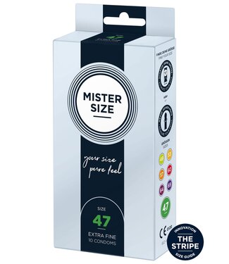 MISTER SIZE 47mm Condoms 10pcs