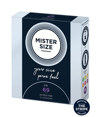 MISTER SIZE 69mm Condoms 3pcs