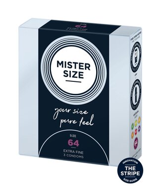 MISTER SIZE 64mm Condoms 3pcs