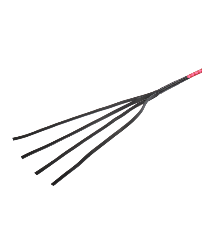 Rimba RISE - 90cm Bull Whip - Rood/Roze