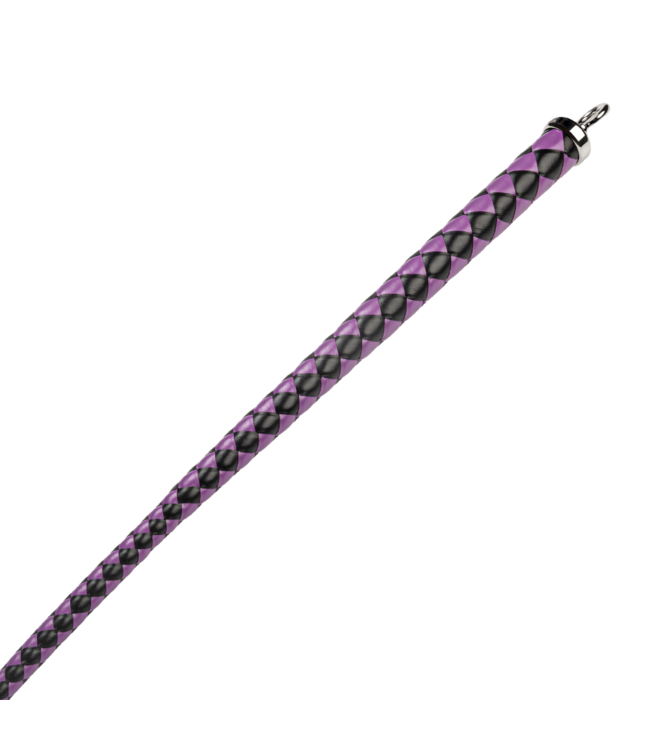 Rimba RISE - 90cm Bull Whip - Zwart/Paars