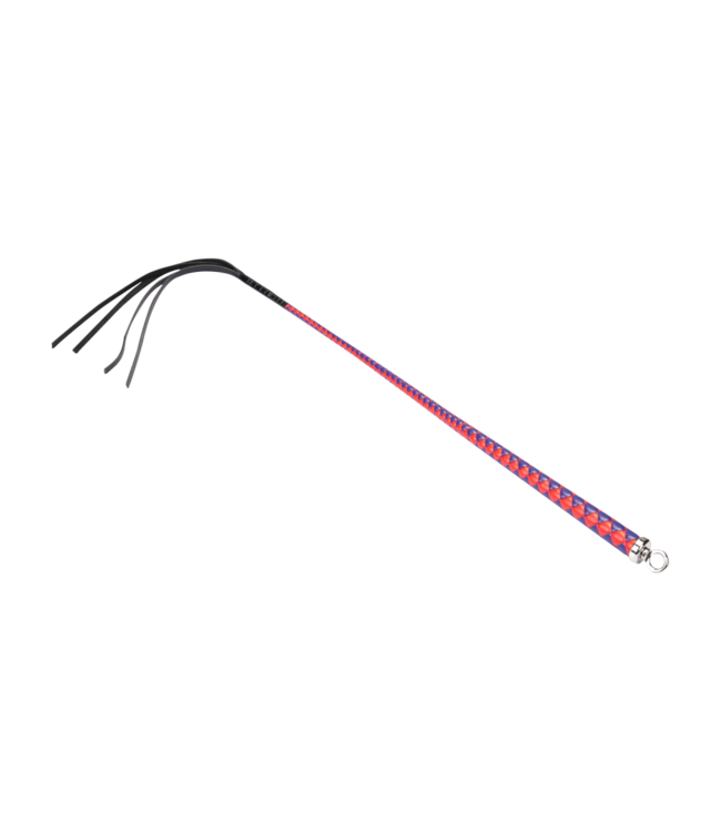 Rimba RISE - 90cm Bull Whip - Rood/Blauw