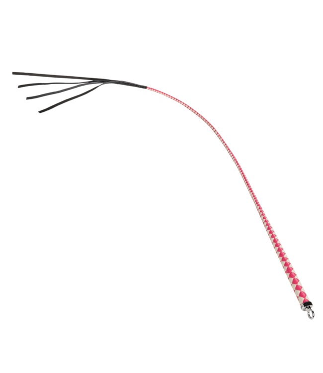 Rimba RISE - 120cm Bull Whip - Roze/Wit