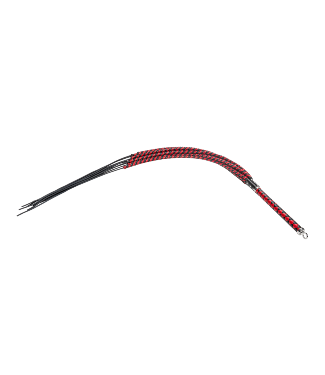 Rimba RISE - Heavy Cat O. Nine Whip - Zwart/Rood
