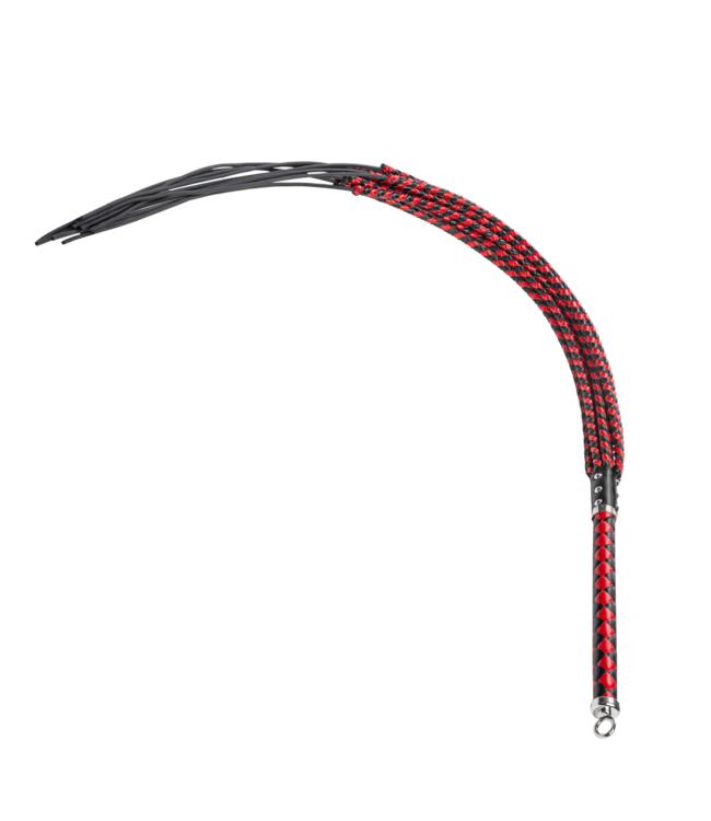Rimba RISE - Heavy Cat O. Nine Whip - Zwart/Rood
