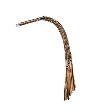 Rimba RISE - Thick Cat O. Nine Whip - Zwart/Goud