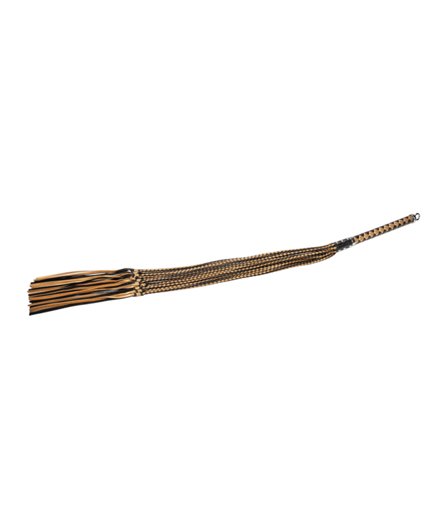 Rimba RISE - Thick Cat O. Nine Whip - Zwart/Goud