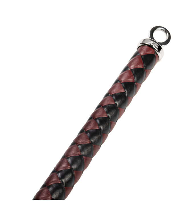 Rimba RISE - Thicker Cat O. Nine Whip - Zwart/Wijnrood
