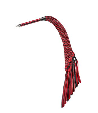 Rimba RISE - Thicker Cat O. Nine Whip - Zwart/rood