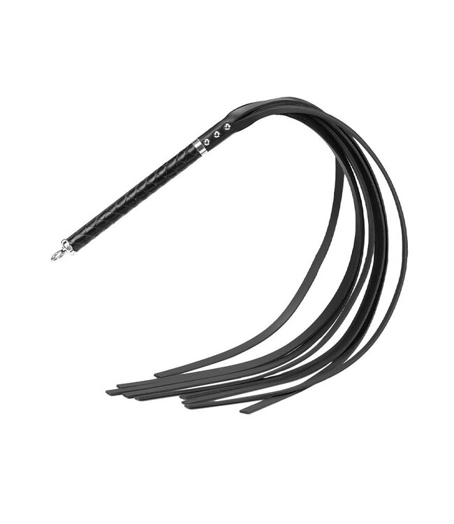 Rimba RISE - Lange Flogger (Harde Staarten) - Zwart