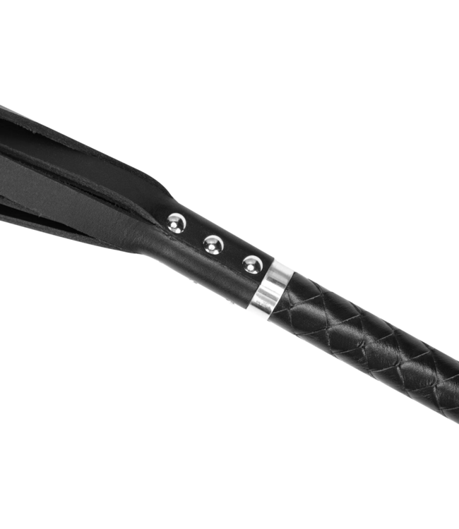 Rimba RISE - Lange Flogger (Harde Staarten) - Zwart