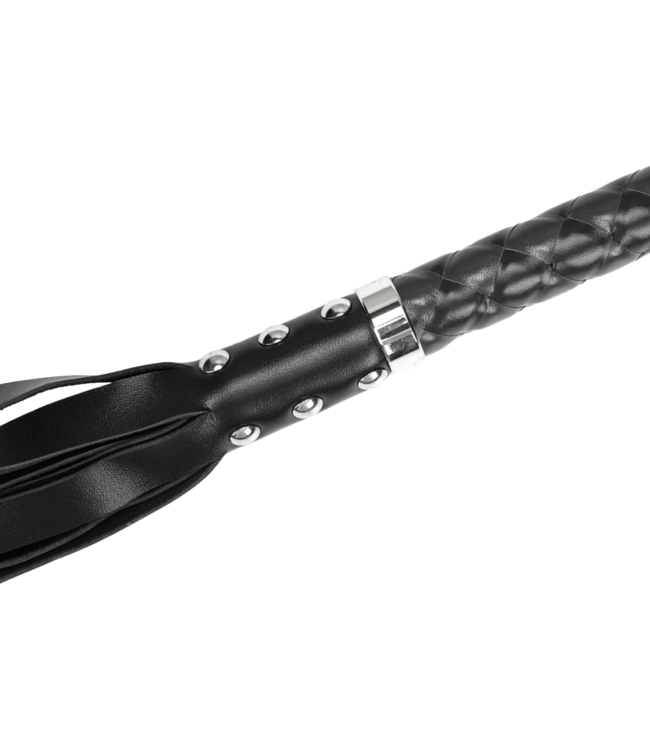 Rimba RISE - Lange Flogger (zachte staarten) - Zwart