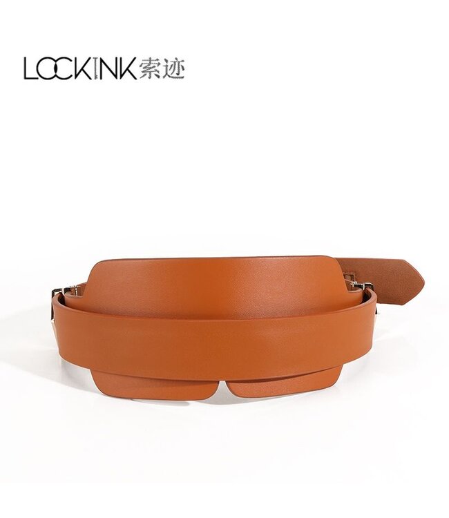 LOCKINK LOCKINK - Blinddoek set - bruin
