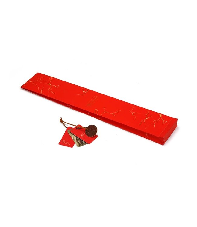 Rimba Liebe Seele - Stok met Leren Handvat - Bruin