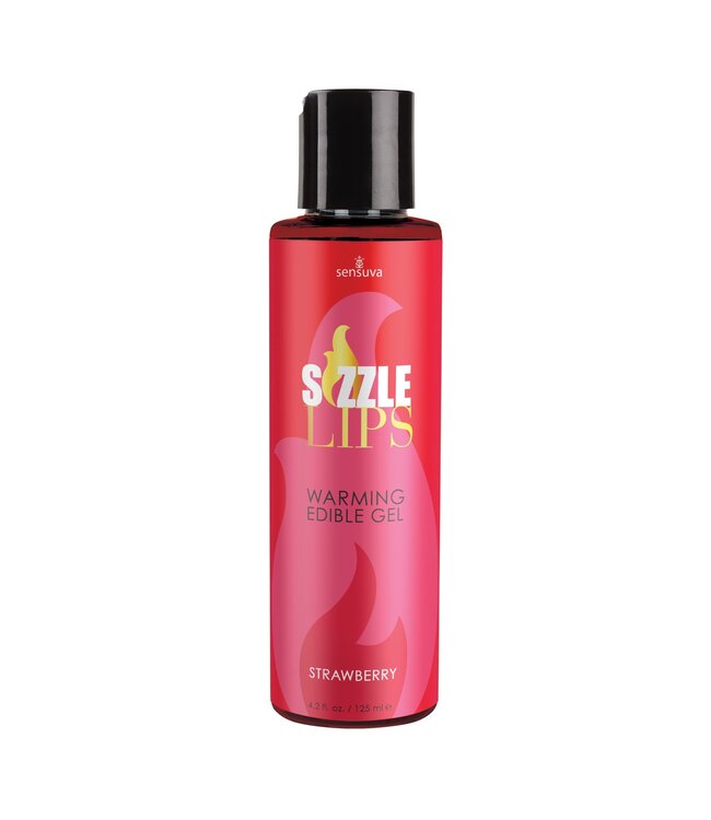 Sensuva Sizzle Lips Warming Gel - Strawberry