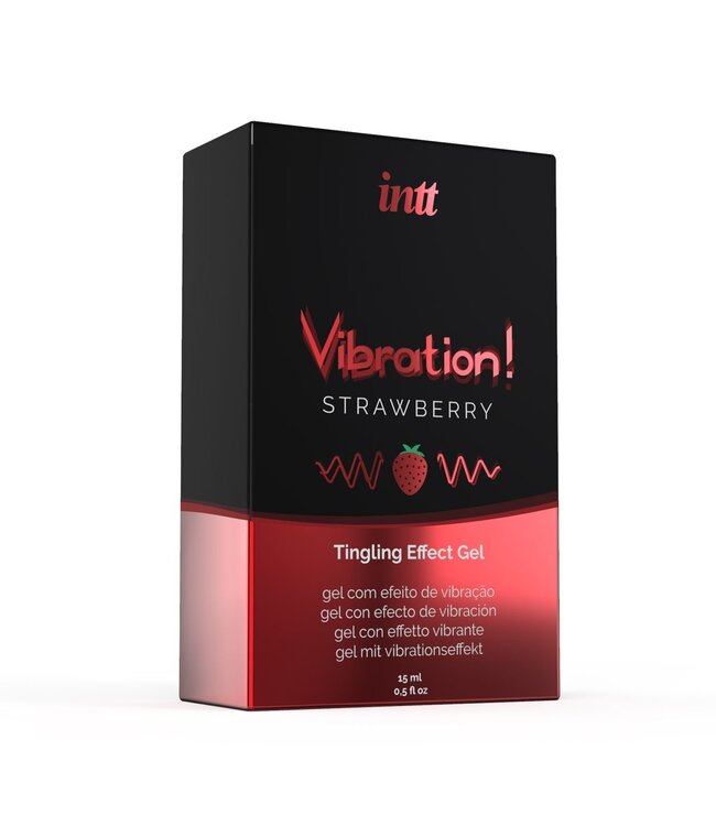 INTT INTT - Vibration! Strawberry Tintelende Gel