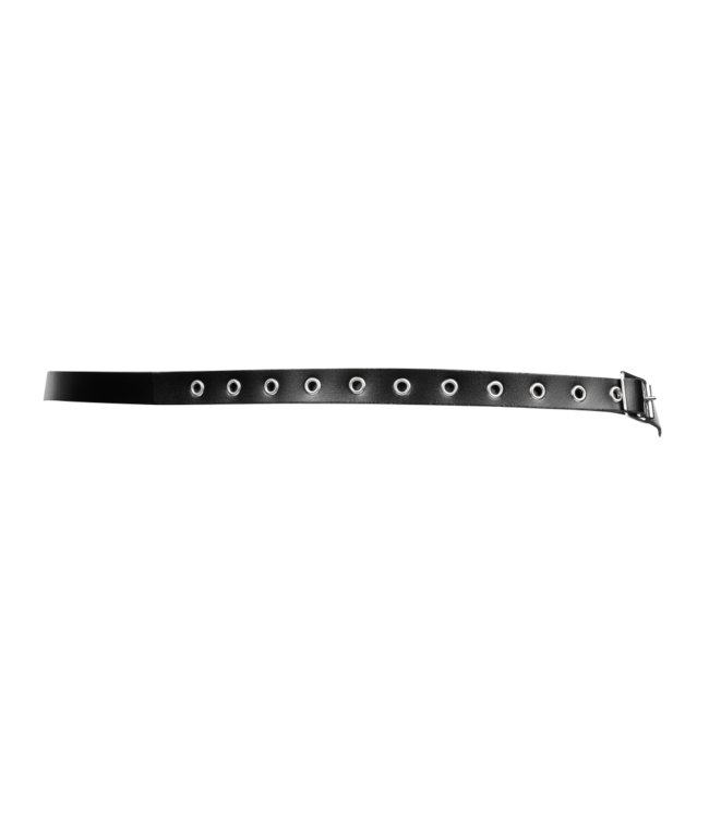 Rimba Rimba Bondage Play - Lederen Heupband Voor Peniskooien - Zwart