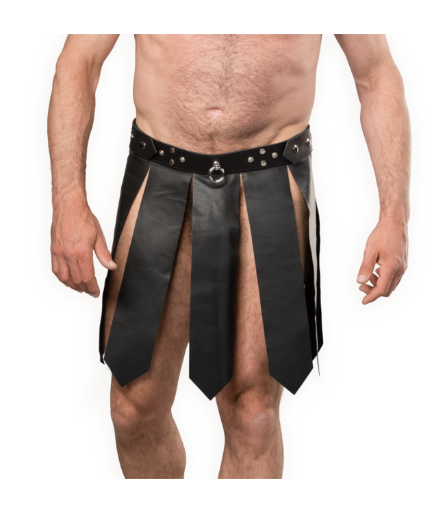 Rimba Rimba Bondage Play - Lederen Herenrok - Zwart