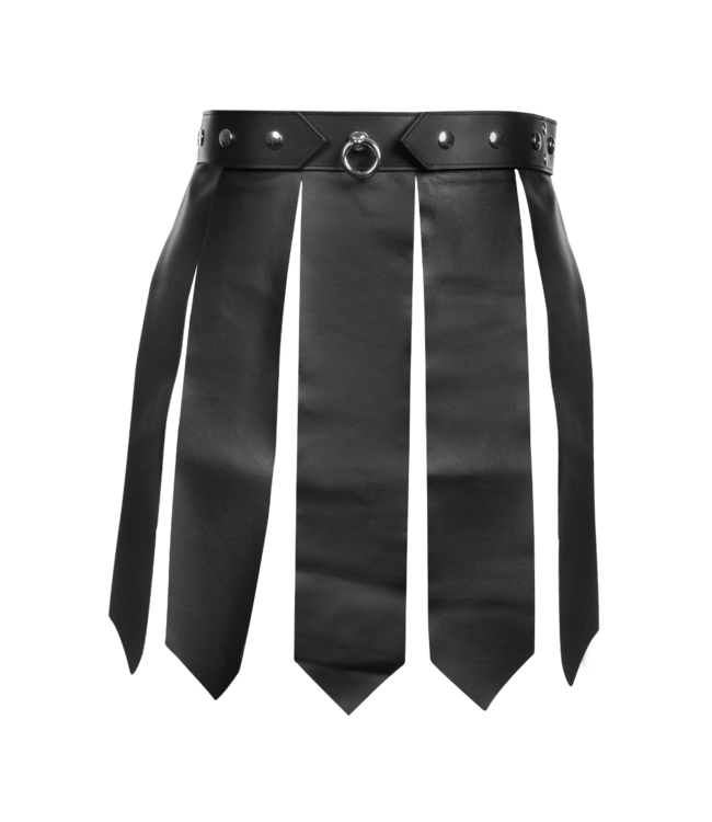 Rimba Rimba Bondage Play - Lederen Herenrok - Zwart