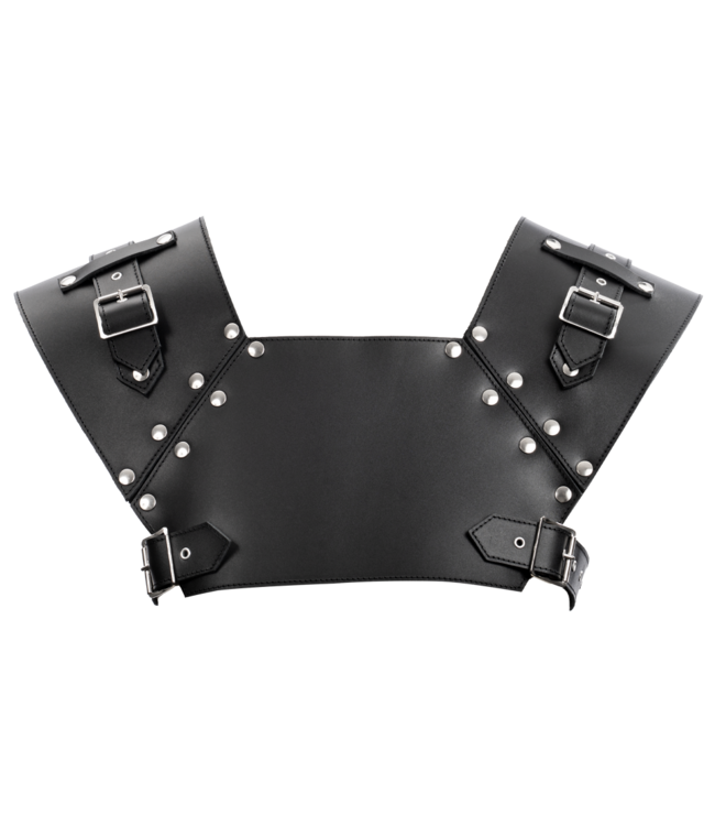 Rimba Rimba Bondage Play - Lederen Borstharnas - Zwart