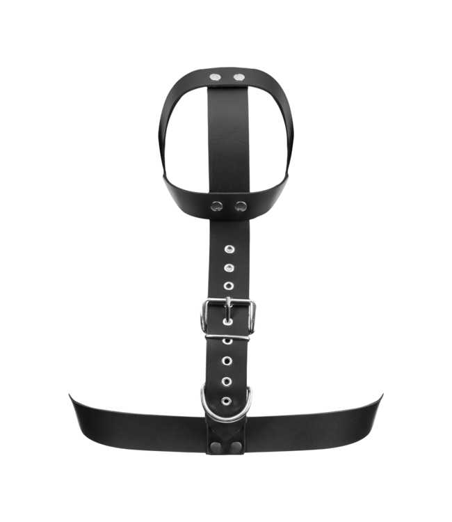Rimba Rimba Bondage Play - Lederen Fixatieharnas - Zwart