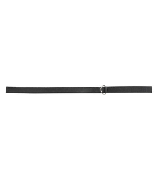 Rimba Rimba Bondage Play - Lederen Halsband met Klittenband - Zwart