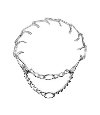 Rimba Rimba Bondage Play - Metalen halsband - Zilver