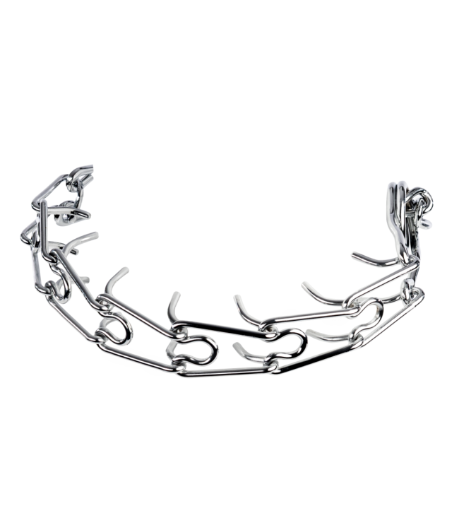 Rimba Rimba Bondage Play - Metalen halsband - Zilver