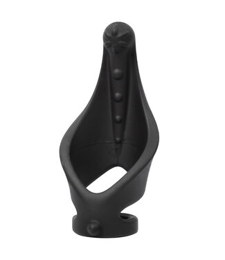 Rimba Rimba Bondage Play - Siliconen Cockring - Zwart