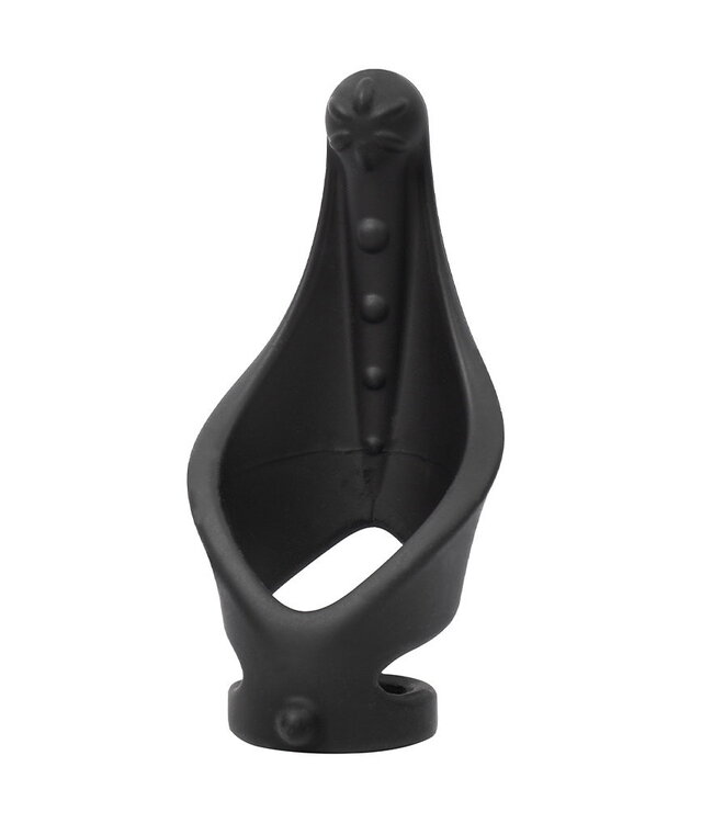 Rimba Rimba Bondage Play - Siliconen Cockring - Zwart