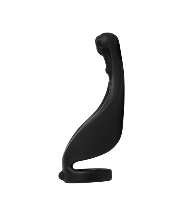 Rimba Rimba Bondage Play - Siliconen Cockring - Zwart