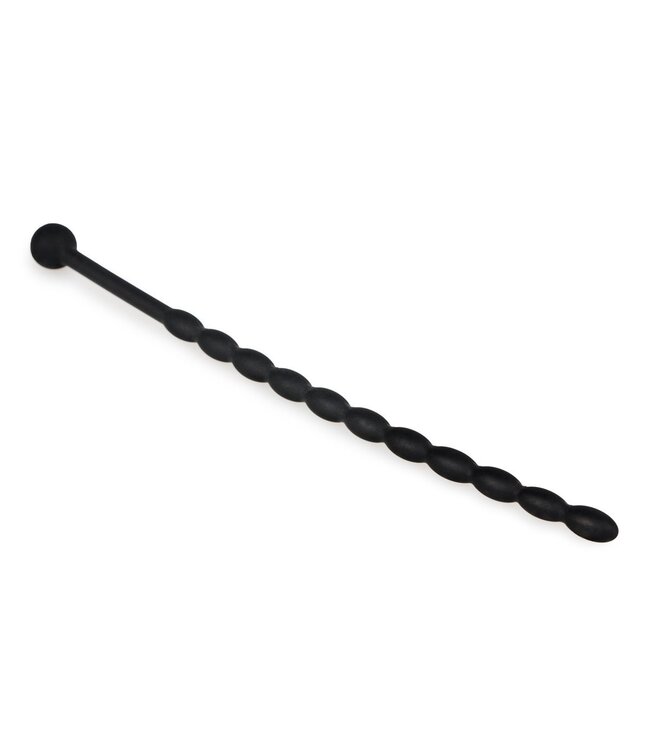 Sinner Gear Geribbelde Siliconen Dilator - Zwart