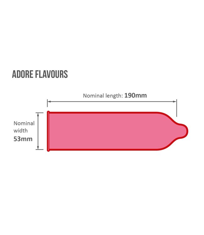 Pasante Adore Flavours Condooms - 12 Stuks