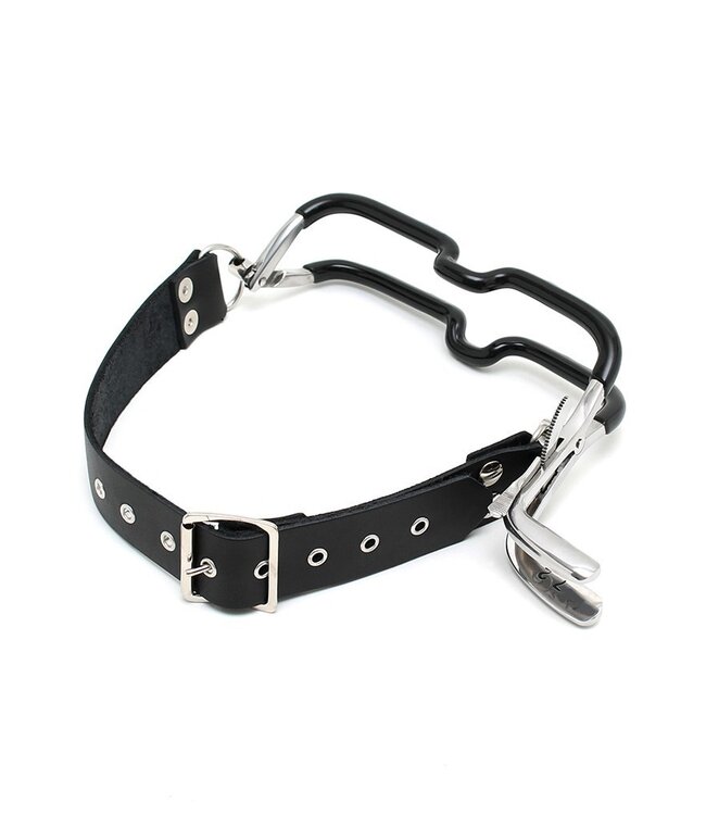 Rimba Rimba Bondage Play - Jennings mondklem met nekriem