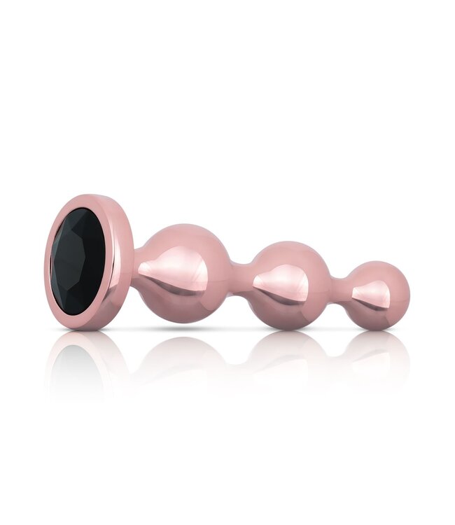 Rosy Gold Rosy Gold - Metalen Buttplugset 3 stuks - Roségoud