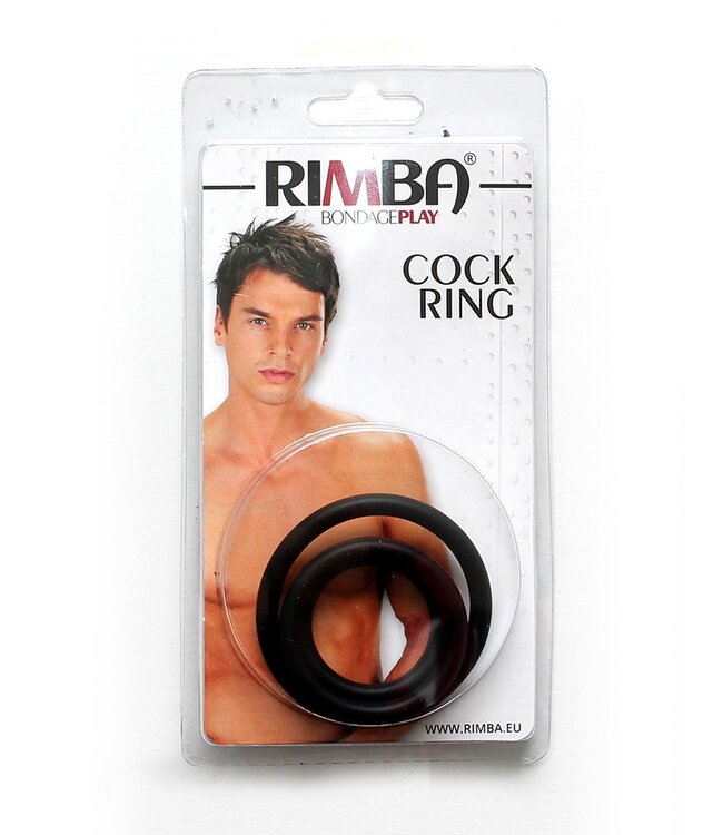 Rimba Rimba - Flexibele siliconen cockring-set (3 stuks)