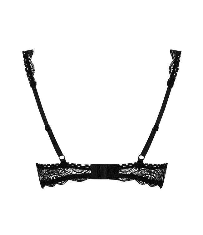 Obsessive Obsessive - Miamor BH Met Kwart Cups - Zwart