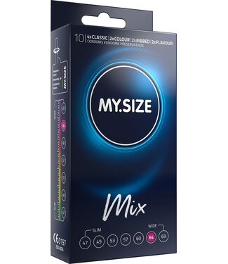 My.Size MY.SIZE Mix 64 mm Condooms - 10 stuks