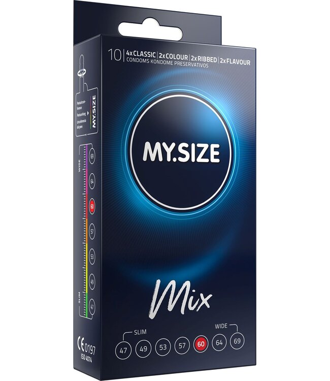 My.Size MY.SIZE Mix 60 mm Condooms - 10 stuks