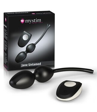 Mystim Mystim – Jane Untamed Geisha Balls Vibrator – Zwart