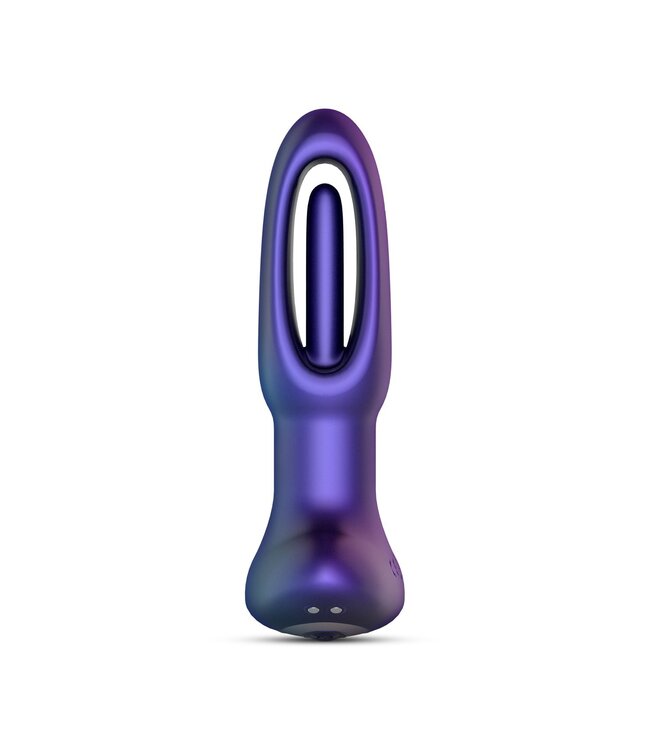 Hueman Hueman - Voyager Vibrerende Butt Plug met Tikfunctie - Paars