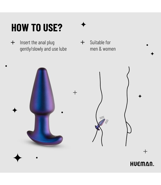 Hueman Hueman - Meteoroid Rimmende Anaal Plug